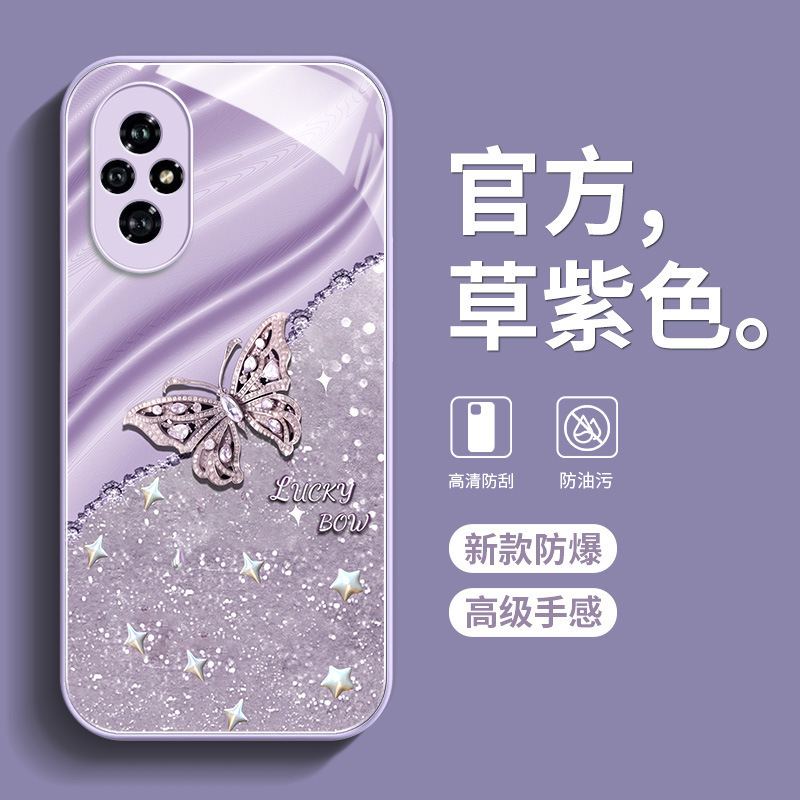 Honor 200 Mobile Phone Case Lanyard 100Pro Women's Glass Applicable All-inclusive 80Pro Advanced 60Pro Protective Case Honor 200 Mobile Phone Case Lanyard 100Pro Women's Glass Applicable All-inclusive 80Pro Advanced 60Pro Protective Case