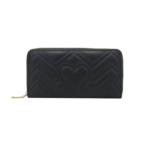 Cross-border  long wallet zipper large capacity wallet clutch bag love large capacity card holder fashion clutch bag