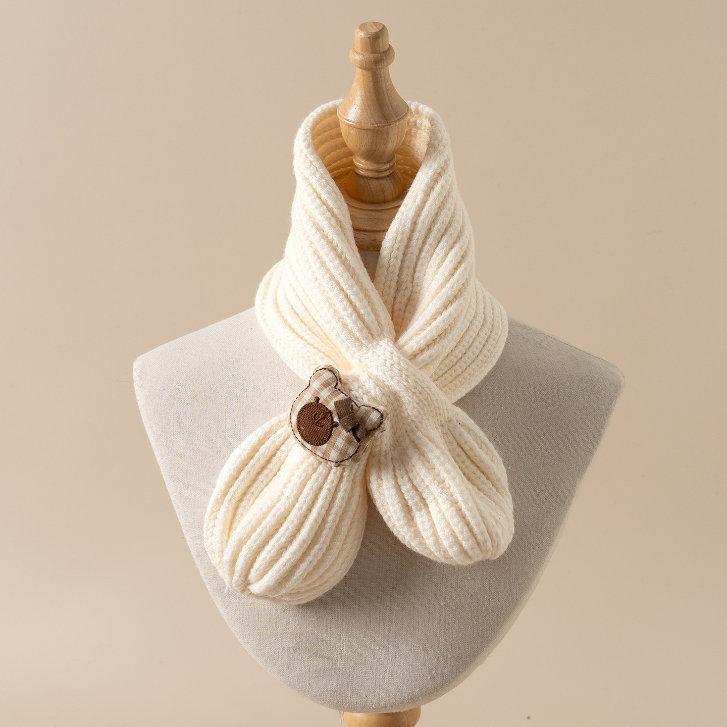 Baja para niños otoño y invierno baby tejer lana bufandas cruzadas niños niñas lindos invierno protector de cuello