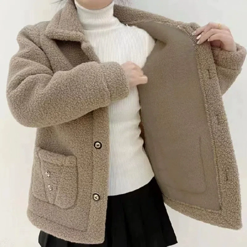 Warm jacket, mid length