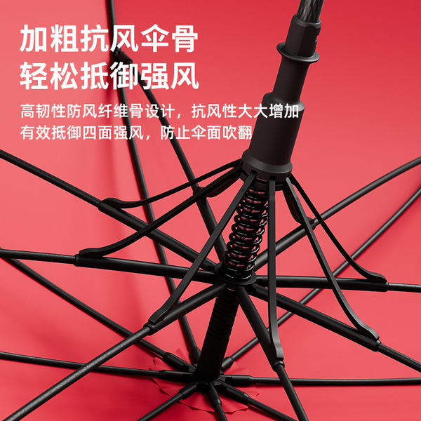 Men's quality double-layer automatic big umbrella