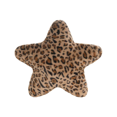 Seat cushion, seat cover — Autumn and Winter Car Seat Cushion - rabbit-fur-leopard-print-star-waist-support