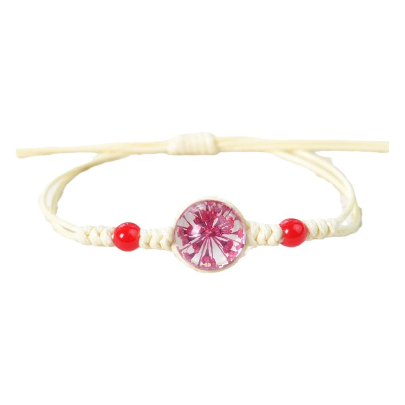 Прямые продажи с фабрики, свежий и сладкий детский браслет с кружевным цветком и вишневым цветком, керамический браслет Цзиндэчжэнь, вишневый цветок, нарцисс