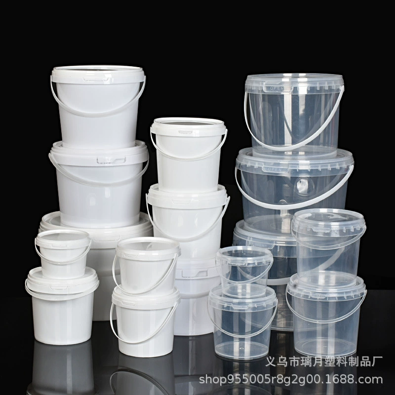 Источник завод прозрачный барабан портативный герметичный с крышкой пищевой фруктовый чай с молоком ведро для ледяного порошка ведро пластиковое ведро оптом