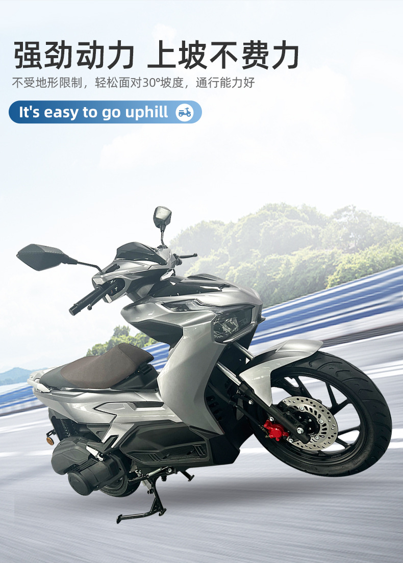 High-Speed Electric Motorcycle Wholesale Foreign Trade Fuel Cross-Border Export Adult Motorcycle Off-Road Vehicle Off-Road Performance