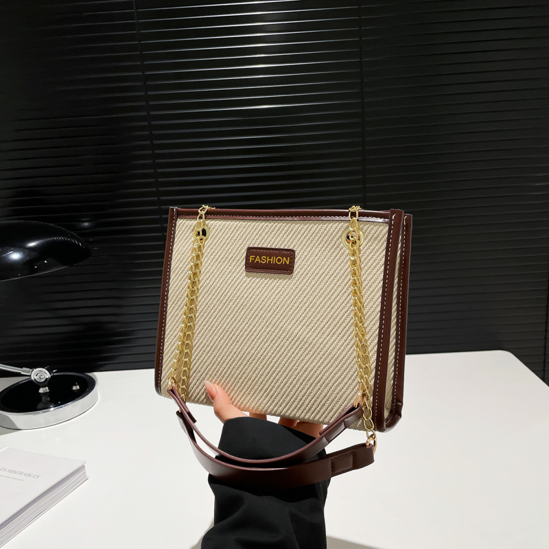 2025 primavera nueva moda temperamento bolso de alta capacidad bolso de brazo simple bolso de nicho bolso de hombro