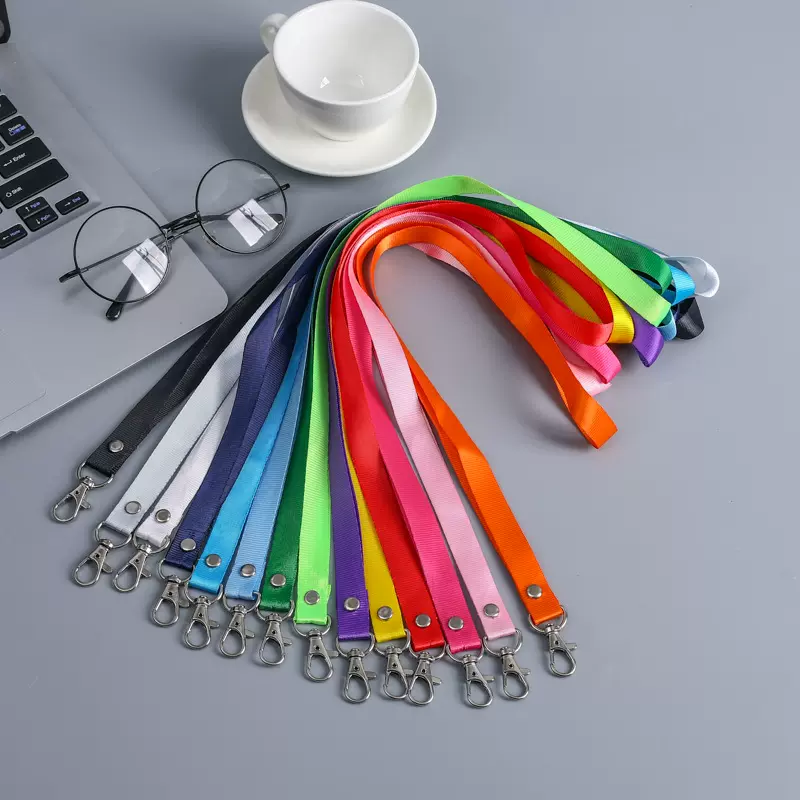 厂家批发 金属扣胸卡挂绳工作证件挂绳卡套胸牌挂绳吊绳厂家