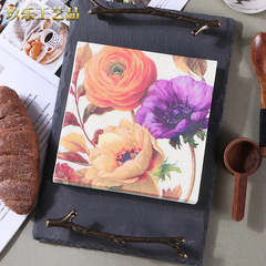 New Factory Spring Fresh Disposable Printed Napkin Towel Party Wood Pulp Paper Towels