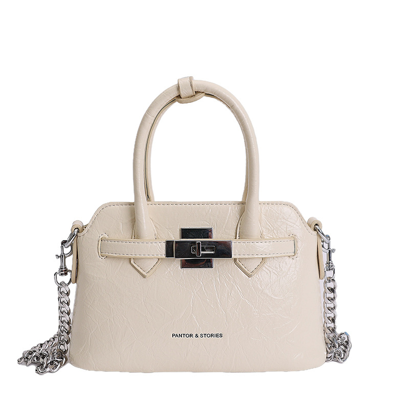 2026 nuevo bolso de concha simple textura de moda diseño de color sólido casual retro moda diaria bolso de hombro para mujeres image 10