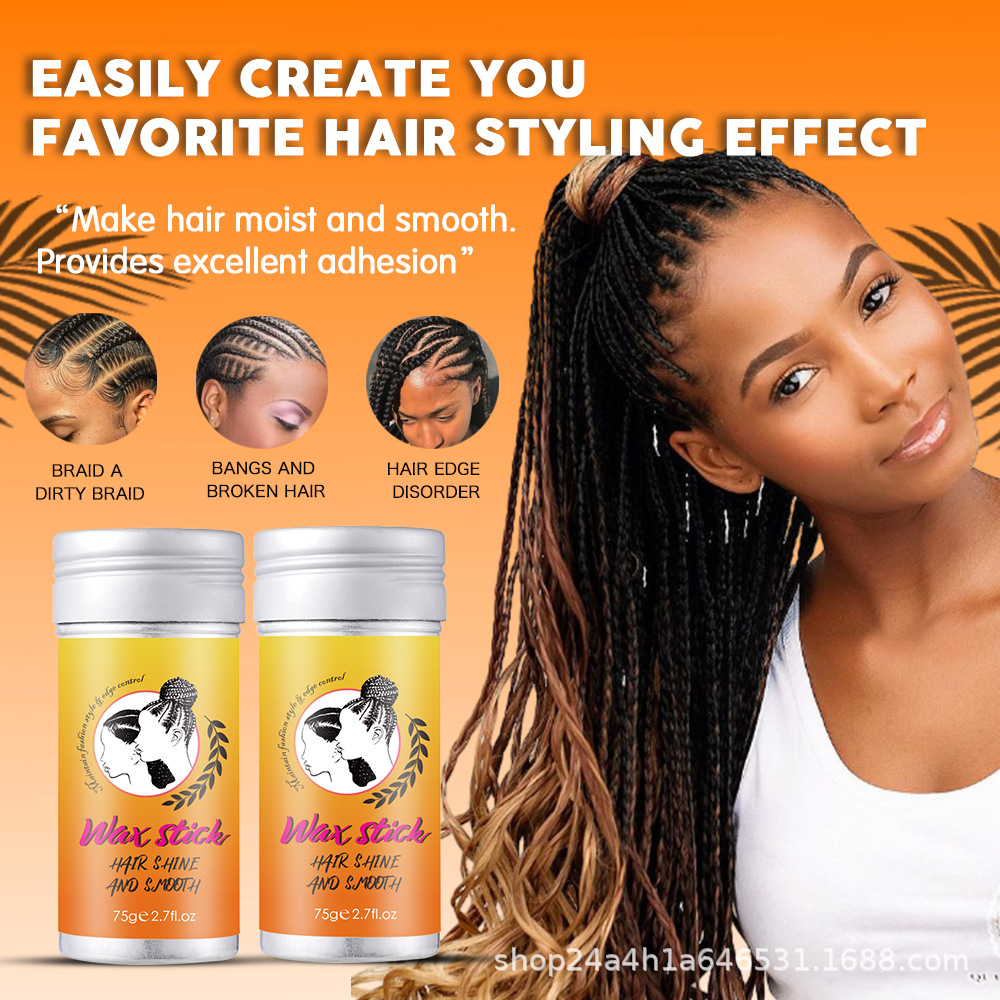 Cross-border Hair wax stick styling hair wax stick wheat ears broken…