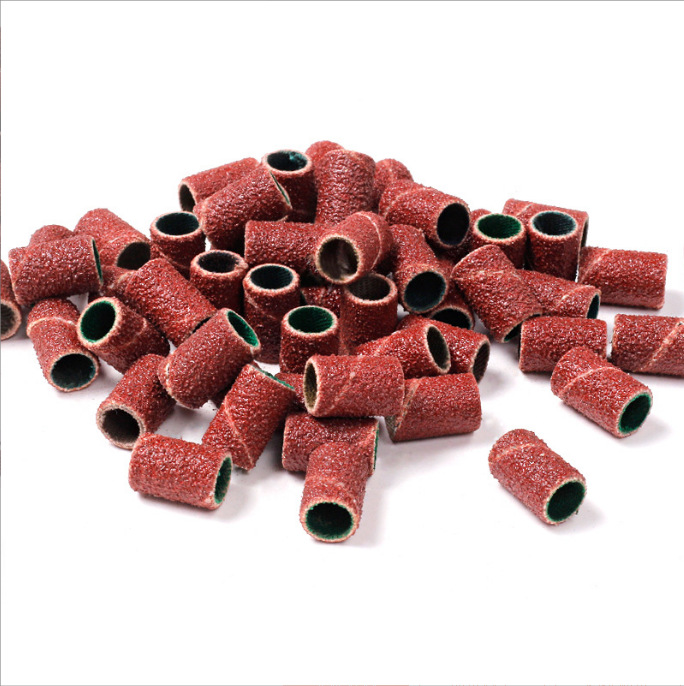 Transfronterizos para nuevos productos de molienda de uñas de alta calidad, molienda de anillo de arena 80#120#180#100 cápsulas / paquete en stock