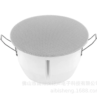 浴室吸顶喇叭迷你型2寸3寸4寸背景音乐防水天花音箱定压定阻选择