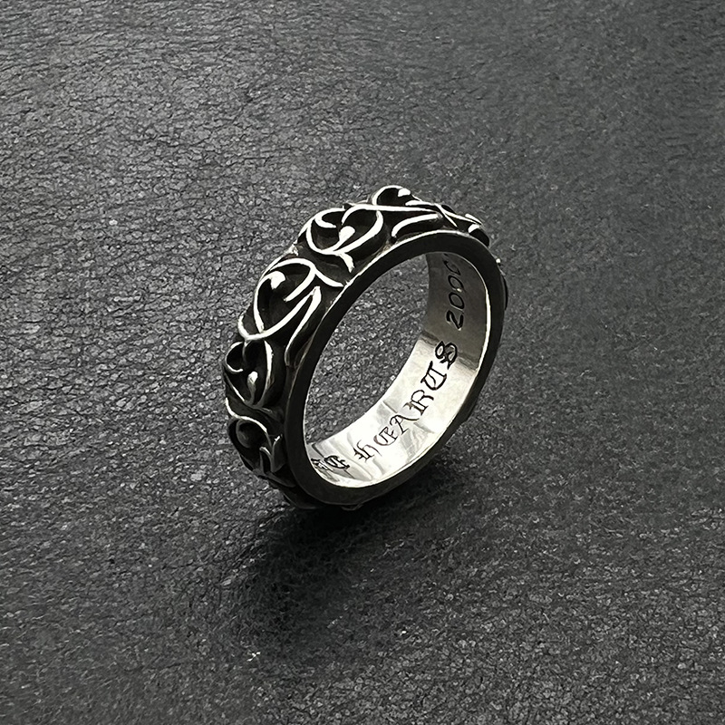 Chrome Hearts Eternity Vine Ring Silver Silver