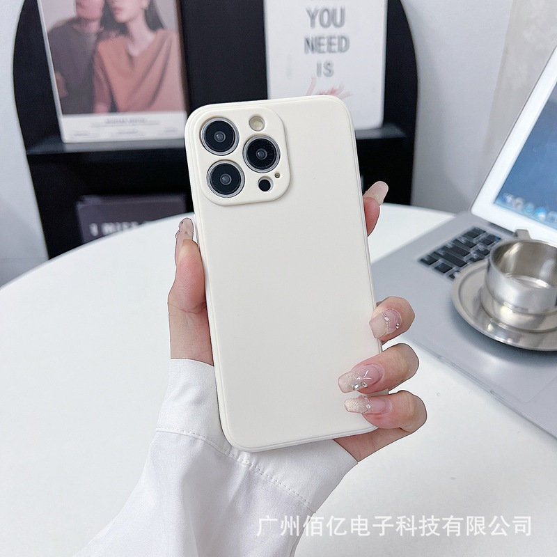 アップル16proストレートルービックキューブ精孔携帯ケースネット赤ins風TPU転倒防止純色15保護カバー|undefined