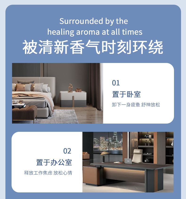 Sustainable Aromatherapy Car Deodorizing Fragrance Home Long-lasting Fragrance Fast Fresh Air Advanced Artistic Aromatherapy