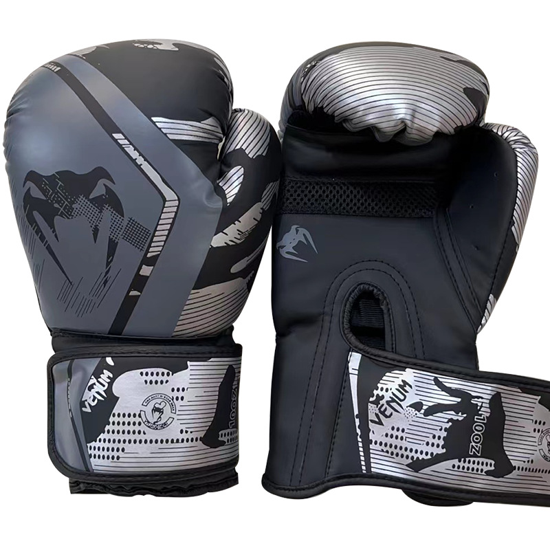 Pu guantes de boxeo conjunto completo niños adultos Sanda lucha boxeo equipo protector taekwondo suministros guantes de boxeo al por mayor