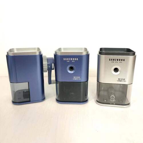 Automatic Pencil Sharpener Cartoon Hand-cranked Pencil Sharpener Primary School Souvenir Pencil Sharpener Cute Gift Stationery Wholesale