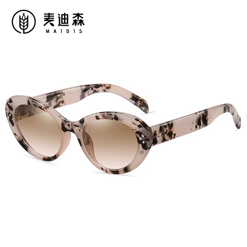 Jet 5040 Vintage Fashionable UV-Protective Retro Sunglasses for International Trade — Trendy Cat-Eye Glasses for EU & US Cross-Border Markets