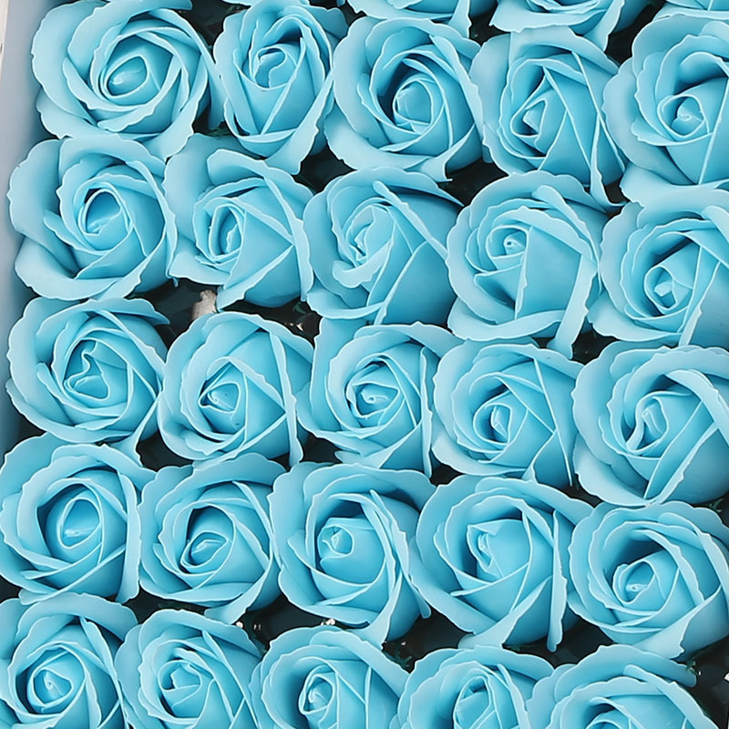 Suministros del fabricante al por mayor 520 Día de San Valentín chino jabón grueso de tres capas flor de agua jabón DIY cabeza de rosa