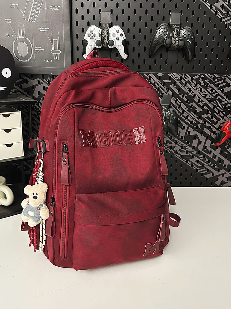 大容量カバン男女韓国版シンプルな高校大学生パソコン旅行リュックサック中学生リュックサック