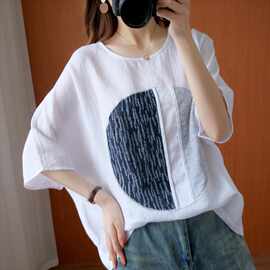 宽松洋气遮肚200斤大码女装2023新款潮减龄宽松短袖女T恤上衣女夏