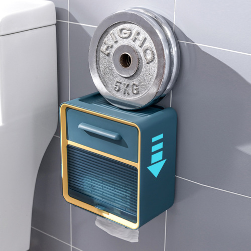 Xingyou bathroom tissue box punch-free waterproof wall-mounted toilet paper rack roll paper box toilet paper box