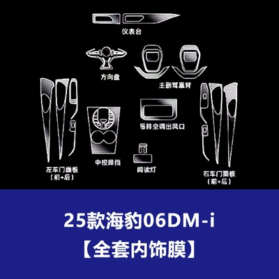 Car interior film | 05 06 07Dmi Navigation Display - 25-models-of-seal-06dm-i-full-interior-tpu-soft-film