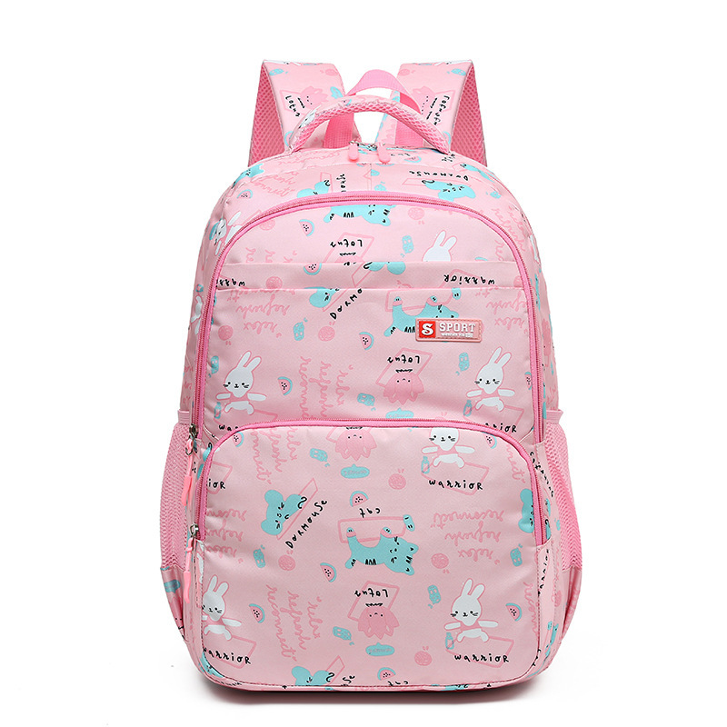 Fábrica al por mayor nueva escuela primaria estudiante mochila niños niña grado 1-6 dulce lindo ligero casual mochila