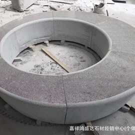 花岗岩树坑石户外公园大理石树围石坐凳市政工程人行道树框石厂家