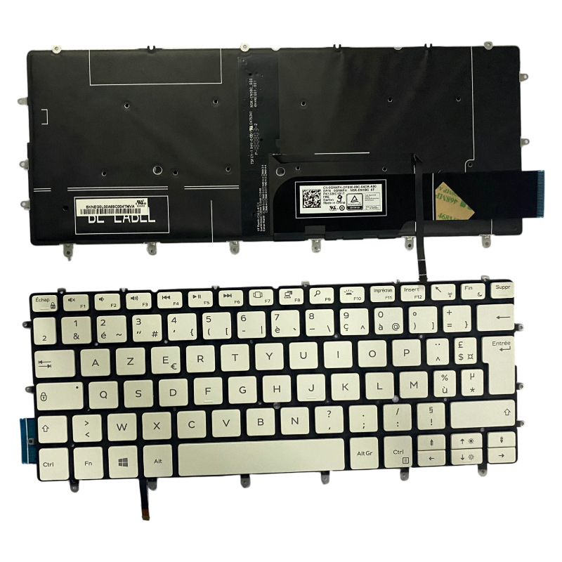 UK/FR is suitable for Dell XPS 13 9370 9375 9380 9317 9305 7390 keyboards