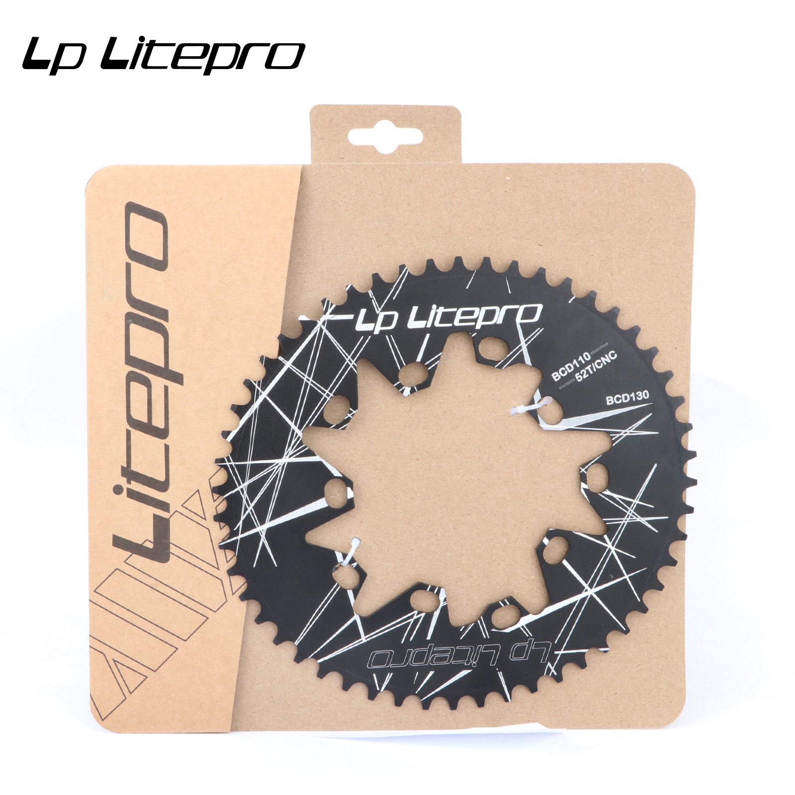 LP litepro bicicleta plegable disco oval 110 130BCD compartido 52T 54 56 58 60 dientes