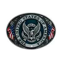 В наличии Цинковый сплав Американский флаг Eagle Belt Buckle Западный стиль Европейская и американская внешняя торговля Трансграничная поставка электронной коммерции