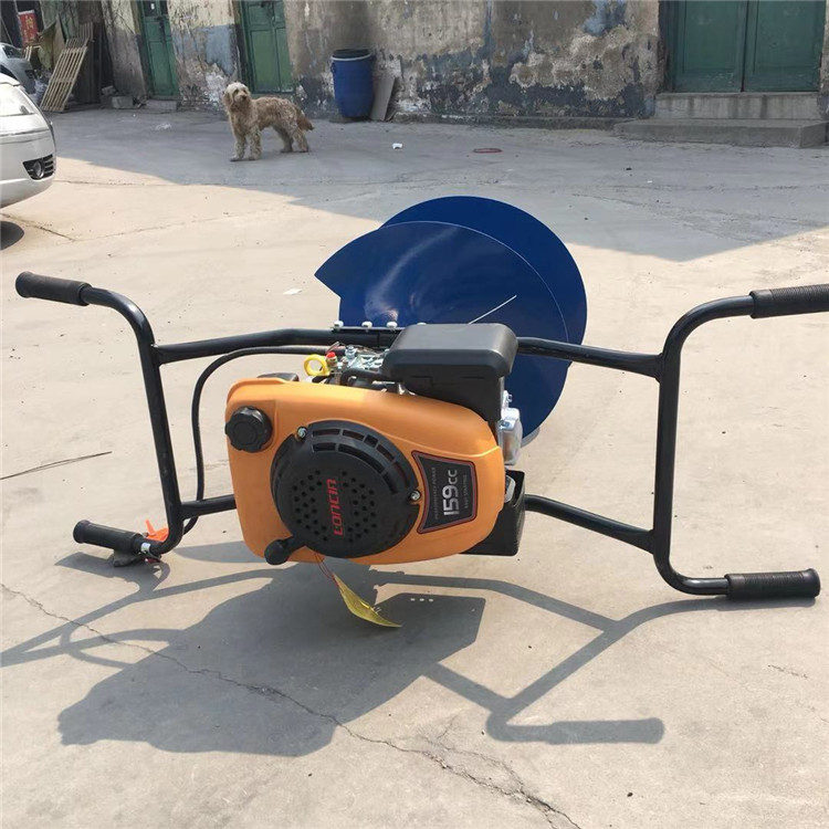 果园大棚埋桩打坑机  土地打洞地钻机  农用小型挖眼机 操作简单