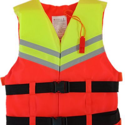 成人儿童救生衣船检泡沫防汛漂流游泳装备牛津布救生服