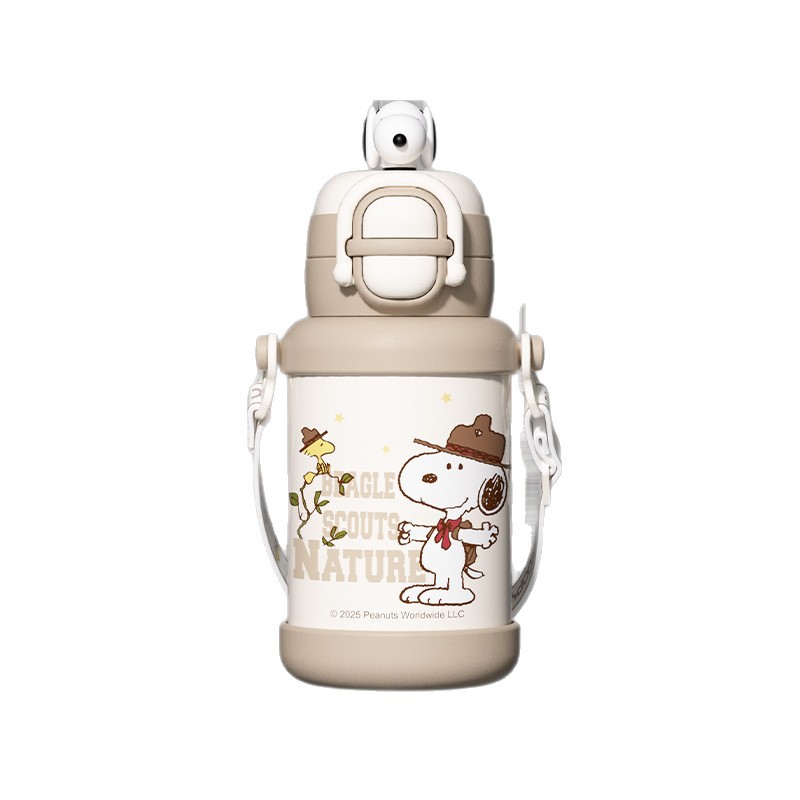 Taza de aislamiento de acero inoxidable 316 Taza para niños autorizada genuina IP Botella de agua de viaje al aire libre del campus Taza de estudiante Taza de paja