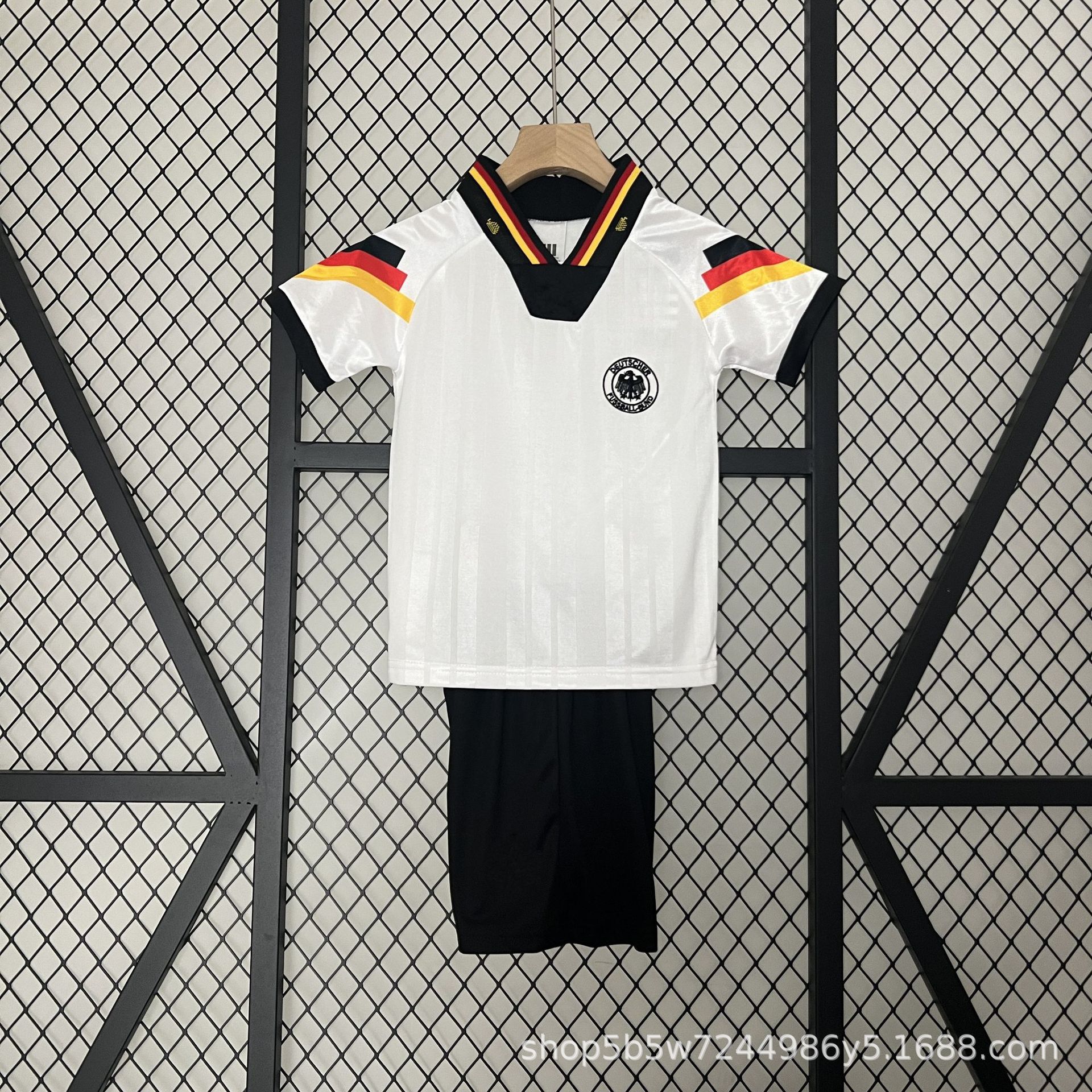 AC Brasil Alemania Real Madrid Camiseta de campo Ropa para niños Camiseta de fútbol Camiseta retro Traje de manga corta para niños