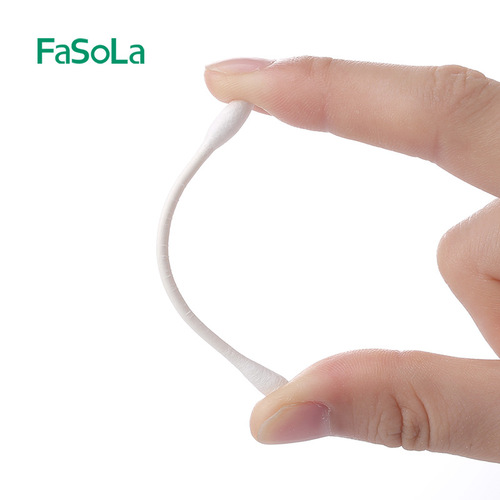 FaSoLa makeup cotton swab disposable double-ended cotton swab cotton swab small pointed ear pick ear scoop cotton swab