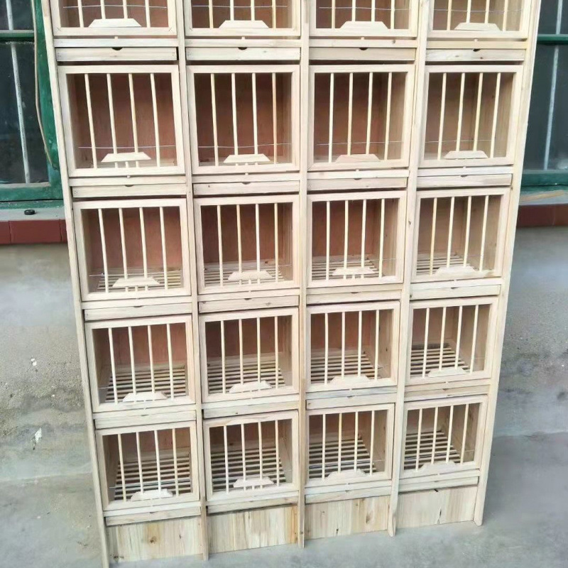 鳩組み合わせ鳩の巣箱競技鳩ケージ木製器具大型マッチングケージ無垢材種鳩調整|undefined