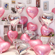fuchsia balloon heart shaped for St. Valentine's Day