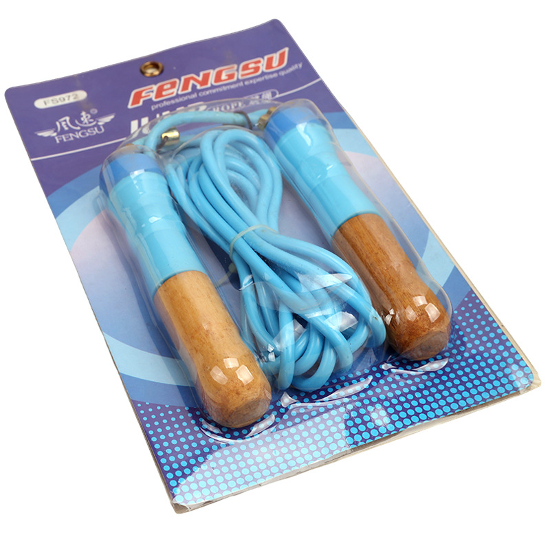 풍속 FS972 나무 손잡이 줄넘기