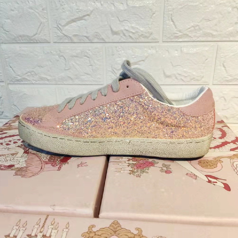 Zapatillas de deporte blancas pequeñas retro Harajuku multi-fósforo calle tiro estrella estudiante talla grande 44 pareja familia zapatos sucios exportación estilo caliente