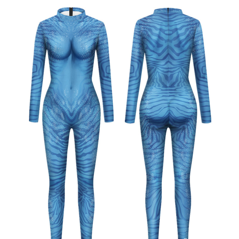 2022欧米連体レオタードファッション3dデジタルプリント連体服コスプレ女|undefined
