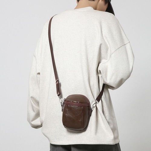 Vintage style crossbody phone bag for women, Ins fashion street small shoulder bag, mini casual single shoulder shell bag