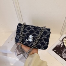 【特价批发】新款老花小方包女专柜大牌包经典单肩斜挎包链条包包