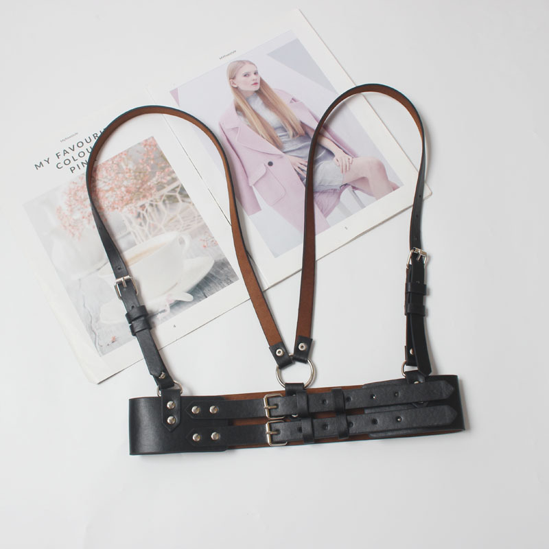 Punk Harajuku-stil hofteholder til kvinder, camisole-bælte, funktionelt overtøj, taljeholdere_voghion.com