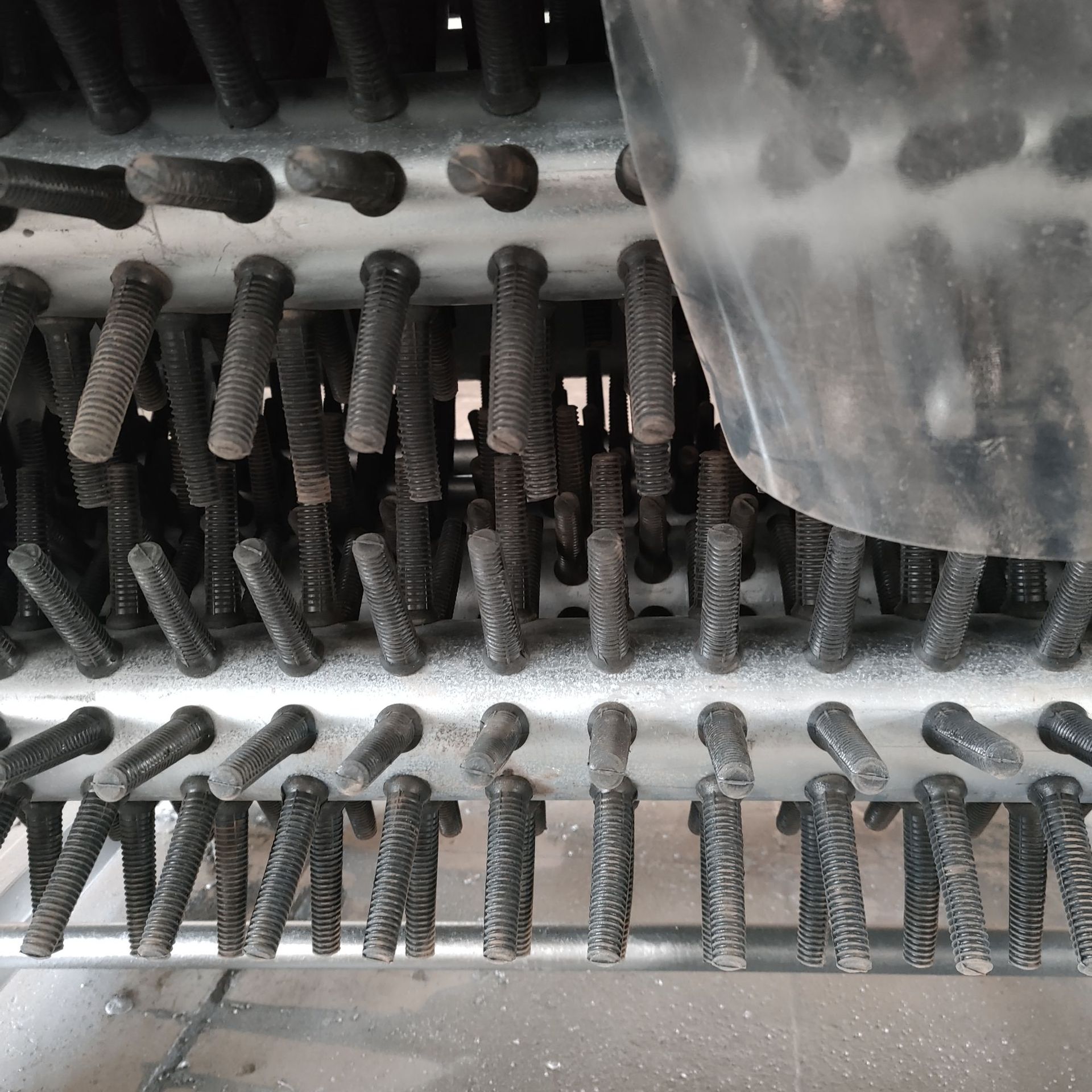 大型卧式平板家禽脱毛机胶棒 圆筒鸡爪黄皮去毛机打毛棒