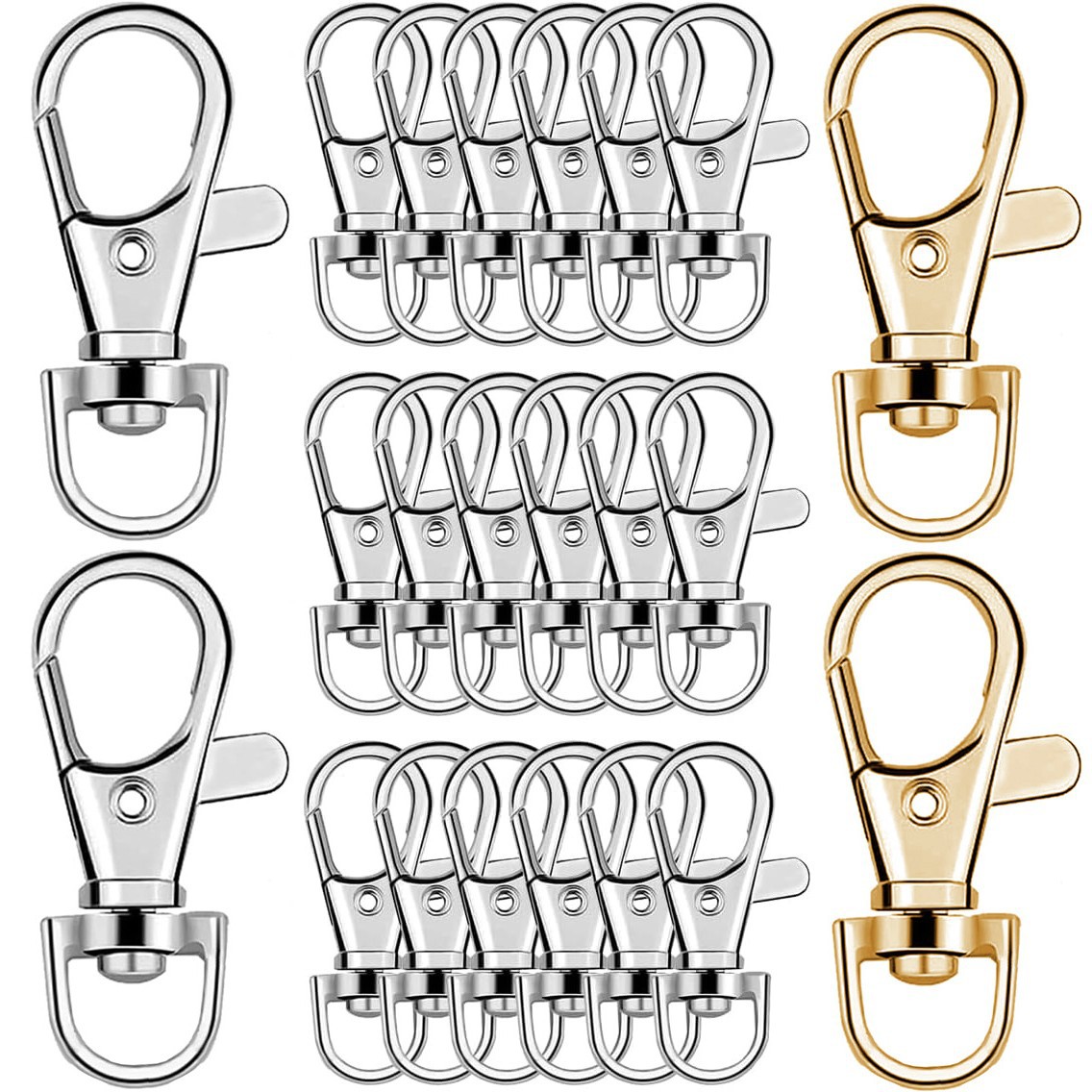 Cross-Border Popular Metal Dog Buckle Hook Fish Mouth Hook Key Hook Key Ring Jewelry Bag Hook Hardware Accessories