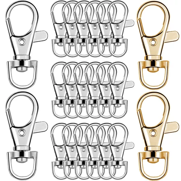 Cross-Border Popular Metal Dog Buckle Hook Fish Mouth Hook Key Hook Key Ring Jewelry Bag Hook Hardware Accessories