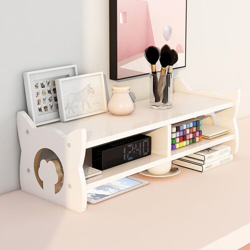 Desktop computer elevated desktop storage rack monitor stand office elevated base neck protection rack
