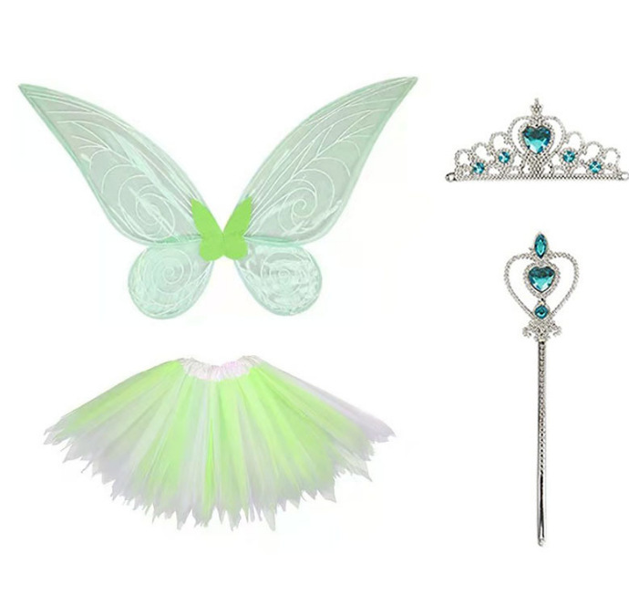 녹색 [마술 지팡이 + 치마 + 크라운]